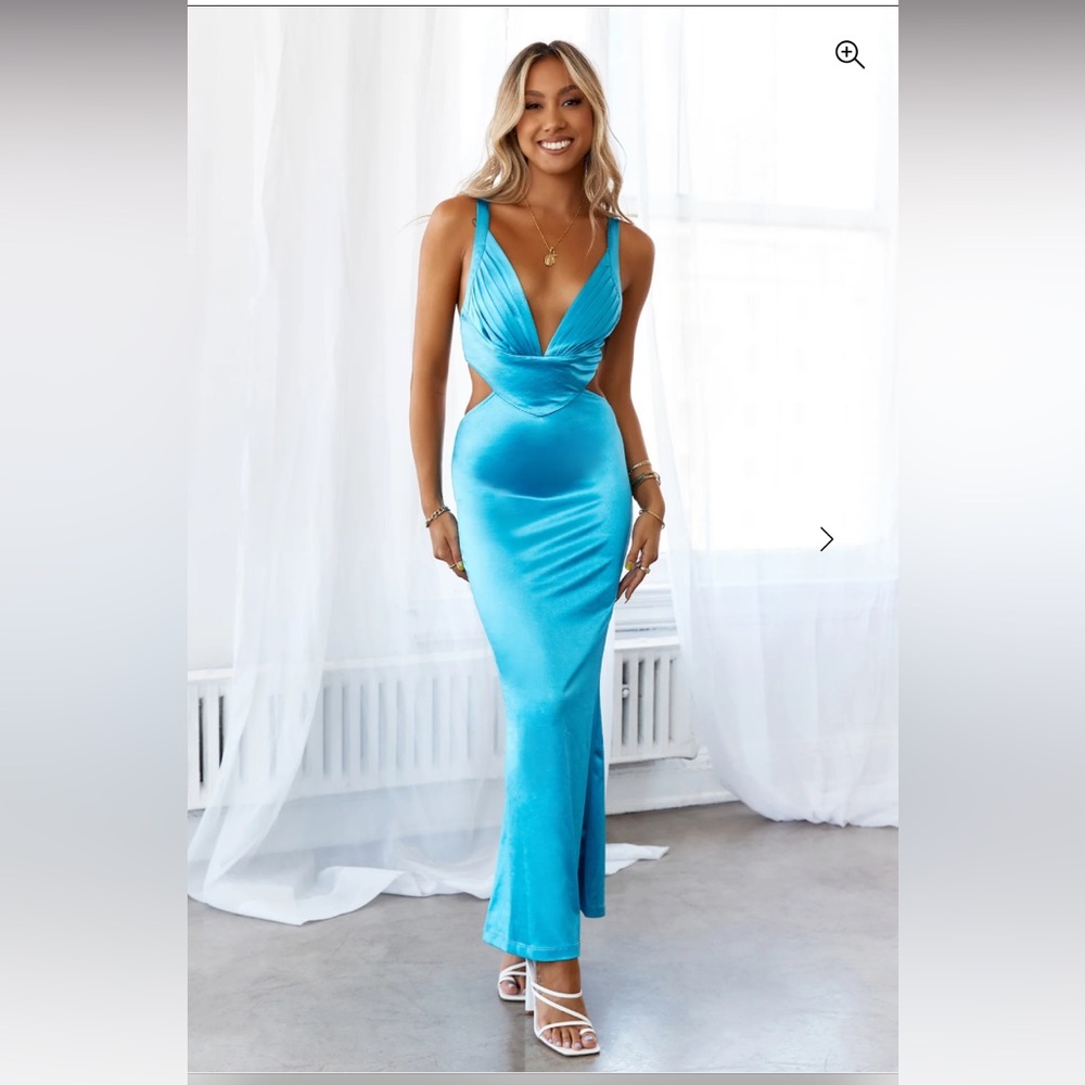 Beautiful Satin dress. BRAND NEW never worn!